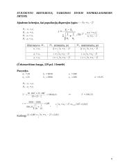 Hipotezių tikrinimas. I ir II rūšies klaidos. Hipotezių apie vidurkius ir dispersijas tikrinimas 6 puslapis