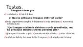 Saugikliai. Paprasčiausi elektriniai prietaisai. Elektros srovės poveikis žmogui. 20 puslapis