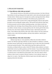 Teorijų, susijusių su infliacija, apžvalga 5 puslapis