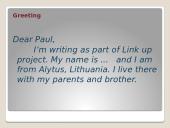 Writing an informal letter 4 puslapis