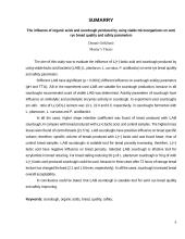Organinių rūgščių ir gyvų mikroorganizmų raugų įtaka pusruginių kepinių kokybės ir saugos rodikliams  4 puslapis