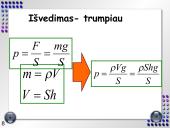 Skysčio stulpelio slėgis  8 puslapis