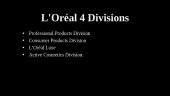 Loreal company presentation 5 puslapis