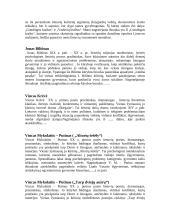 Lietuvių literatūros autorių aprašymai (trumpi) 2 puslapis