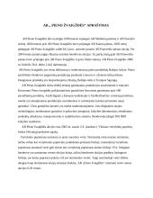 AB “Pieno žvaigždės” finansinis vertinimas 3 puslapis