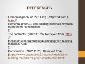 Environment friendly building material 17 puslapis