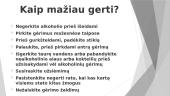 Žalingi įpročiai pristatymas 8 puslapis