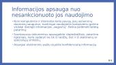 Informacijos kompiuteryje apsauga (skaidrės) 8 puslapis