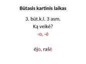 Veiksmažodžių pristatymas 18 puslapis