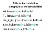 Veiksmažodžių pristatymas 20 puslapis