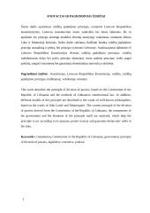 Valdžių padalijimo principas (kursinis)