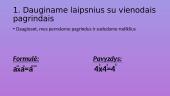 Laipsnių matematikoje pristatymas 3 puslapis