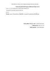 Plokščia susikertančių jėgų sistema.  Reakcijų strypuose skaičiavimas. 2 puslapis