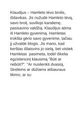 Blogio pavidalai V. Šekspyro kūrinyje "Hamletas" 2 puslapis