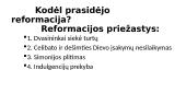 Reformacija skaidrės 3 puslapis