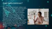 Telefonas skaidrės 9 puslapis