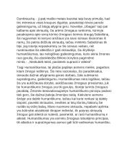 Humaniškumas – esminis žmogaus gyvenimo principas (rašinys) 2 puslapis