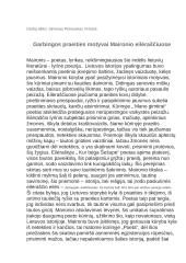 Garbingos praeities motyvai Maironio eilėraščiuose