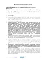 Konfidencialumo sutartis