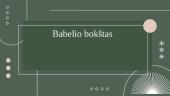 Babelio bokštas (skaidrės)