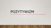 Pozytywizm