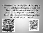 Vertybės K. Donelaičio epinėje  poemoje ,,Metai”  7 puslapis