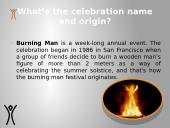 Burning man presentation