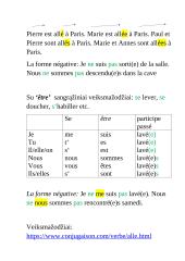 Le passe compose 3 puslapis