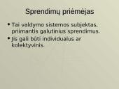Sprendimo priėmimo metodai 18 puslapis