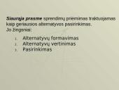 Sprendimo priėmimo metodai 10 puslapis