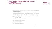 Valstybės fiskalinė politika (skaidrės) 19 puslapis