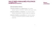 Valstybės fiskalinė politika (skaidrės) 20 puslapis