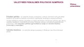 Valstybės fiskalinė politika (skaidrės) 5 puslapis