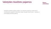 Valstybės fiskalinė politika (skaidrės) 6 puslapis
