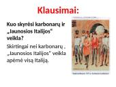 Italijos suvienijimas (skaidrės) 8 puslapis