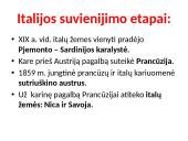 Italijos suvienijimas (skaidrės) 9 puslapis