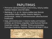 Lotynų kalbos atsiradimas 2 puslapis