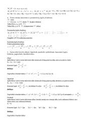 Vektoriai, išvestinės, grafikai. Konspektas 2 puslapis