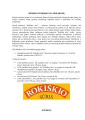 AB „Rokiškio sūris“ įmonės pristatymas