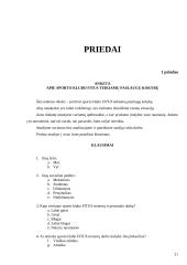 Pelno didinimo galimybės sporto klubo „FITUS“ atžvilgiu 19 puslapis