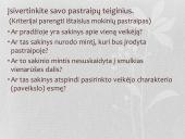 Rašinių rengimo metodai: užduočių pavyzdžiai ir mokinių darbų pavyzdžių analizė  20 puslapis