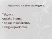 Rašinių rengimo metodai: užduočių pavyzdžiai ir mokinių darbų pavyzdžių analizė  7 puslapis