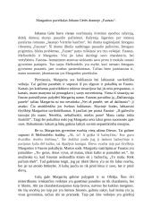 Margaritos paveikslas Gėtės dramoje