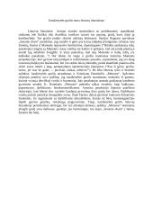 Kasdienybės grožio tema lietuvių literatūroje
