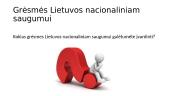 Grėsmės nacionaliniam saugumui 3 puslapis