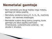 Nemetalų apžvalga skaidrės 3 puslapis