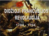 Didžioji Prancūzijos revoliucija pristatymas