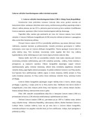 Lietuvos valstybės konstitucingumo raidos istoriniai tarpsniai