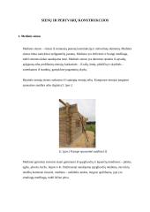 Sienų ir pertvarų konstrukcijos