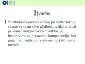 Valdymo stiliai ir metodai (skaidrės) 3 puslapis